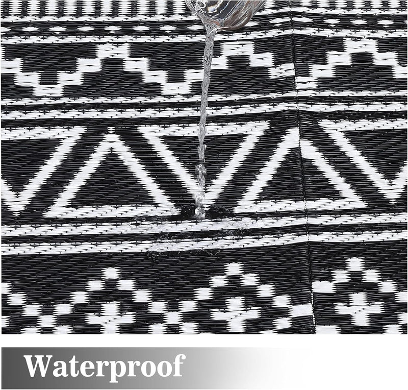 Outdoor Rug Portable Reversible