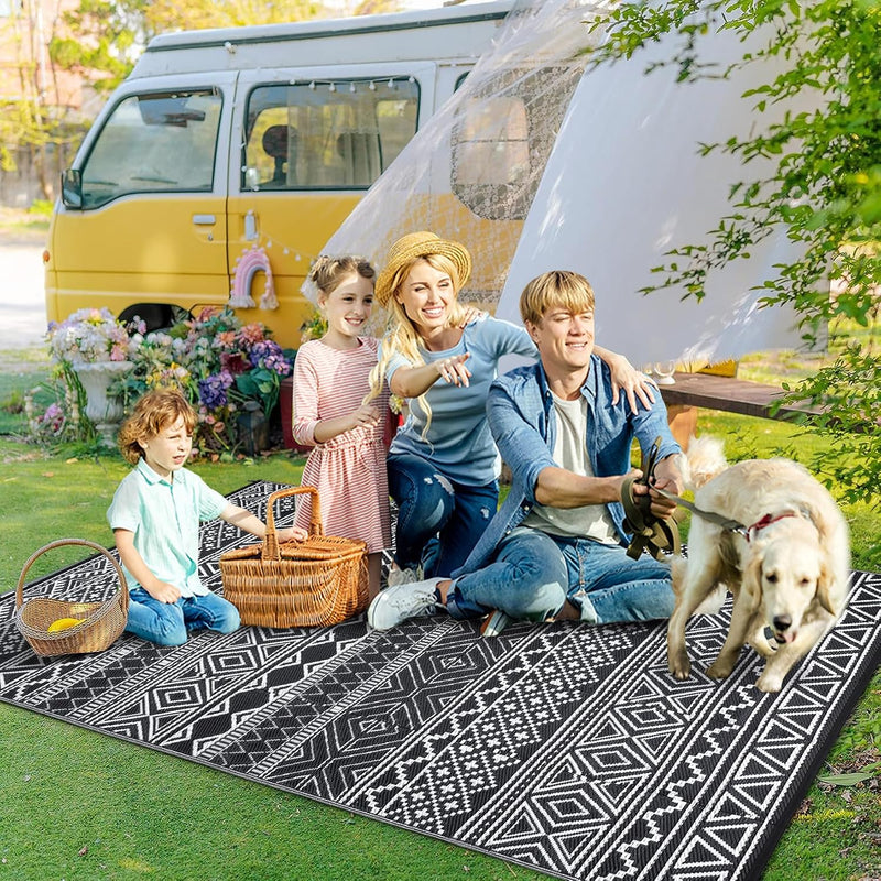 Outdoor Rug Portable Reversible