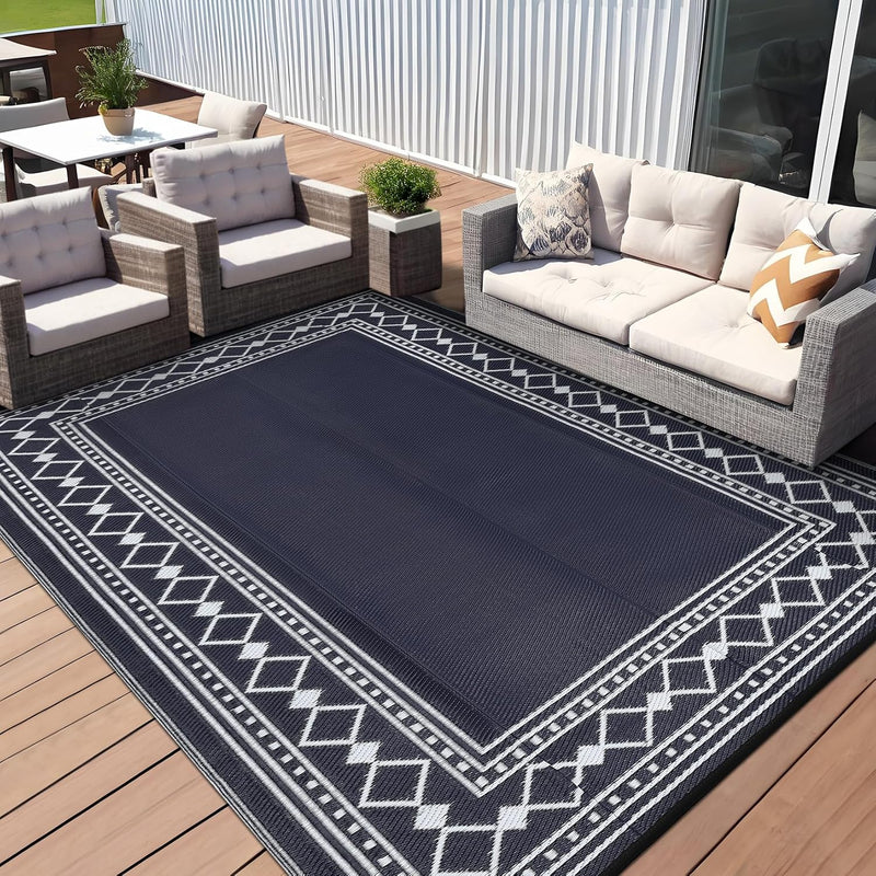Outdoor Rug Portable Reversible