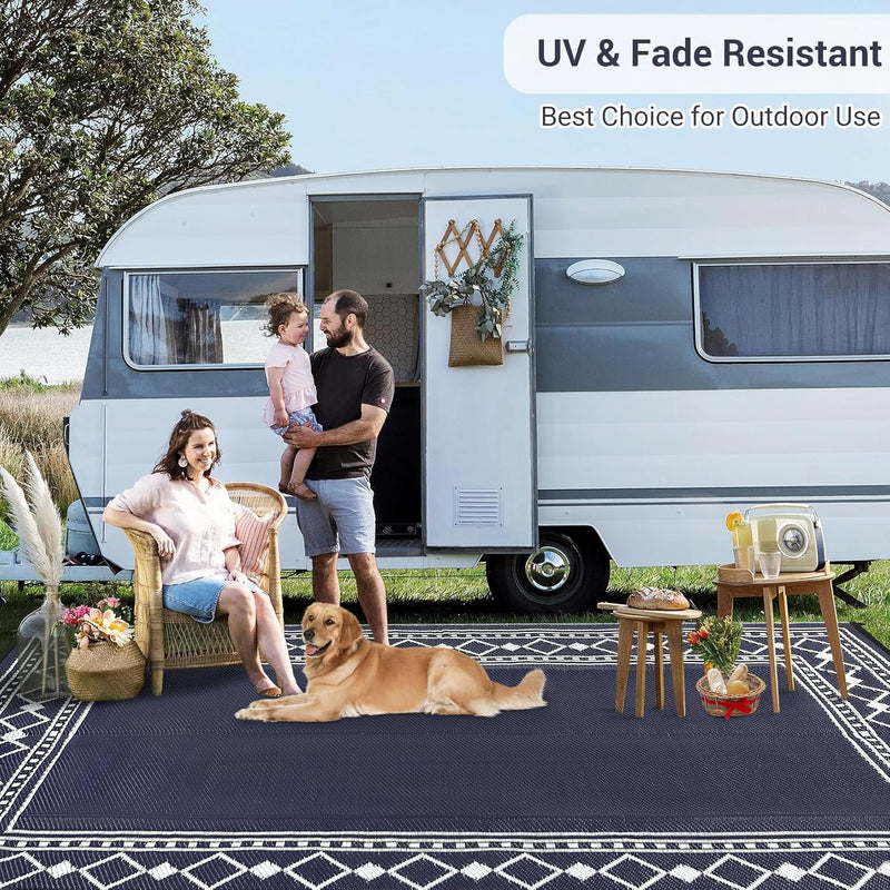 Outdoor Rug Portable Reversible