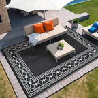 Outdoor Rug Portable Reversible