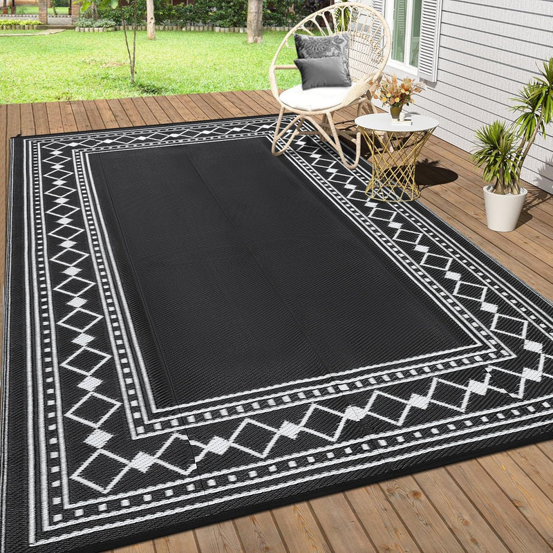 Outdoor Rug Portable Reversible