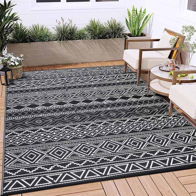 Outdoor Rug Portable Reversible