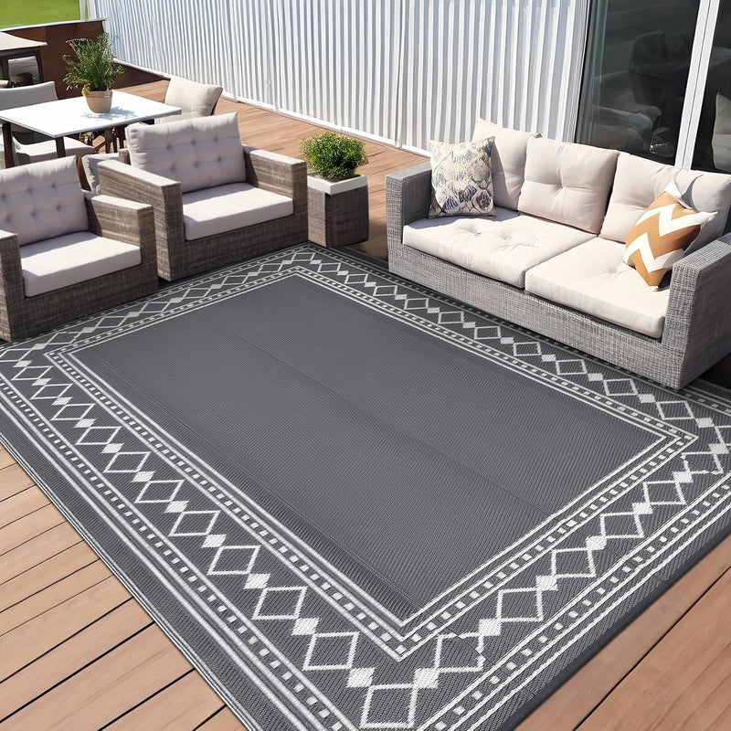 Outdoor Rug Portable Reversible