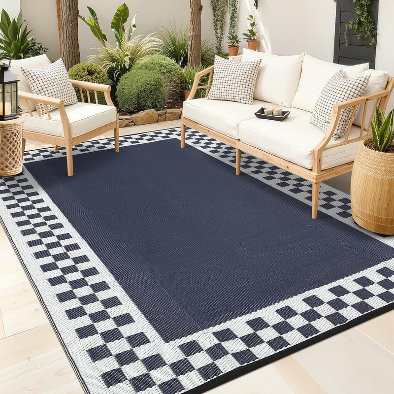 Outdoor Rug Portable Reversible
