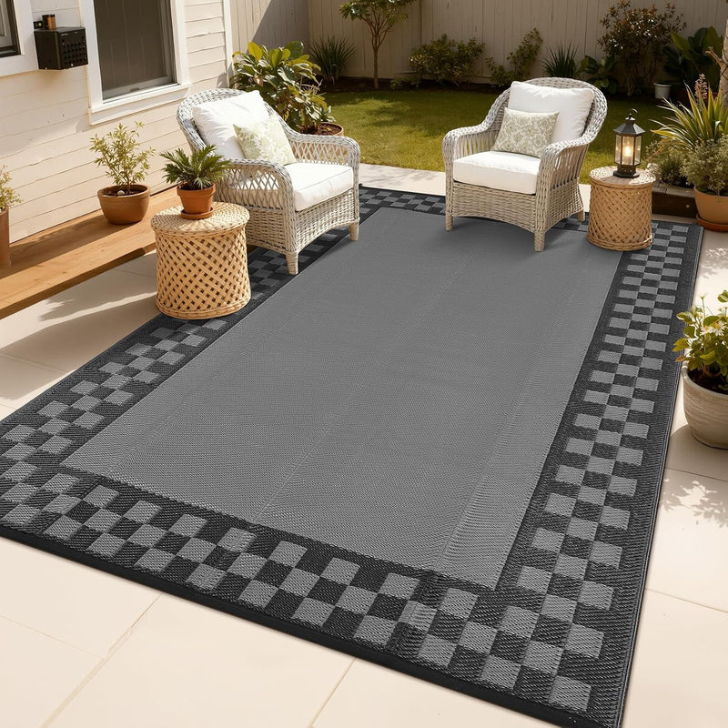Outdoor Rug Portable Reversible