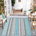 Outdoor Rug Portable Reversible