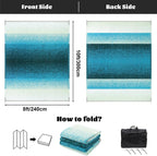 Outdoor Rug Waterproof 240 X 300CM Reversible