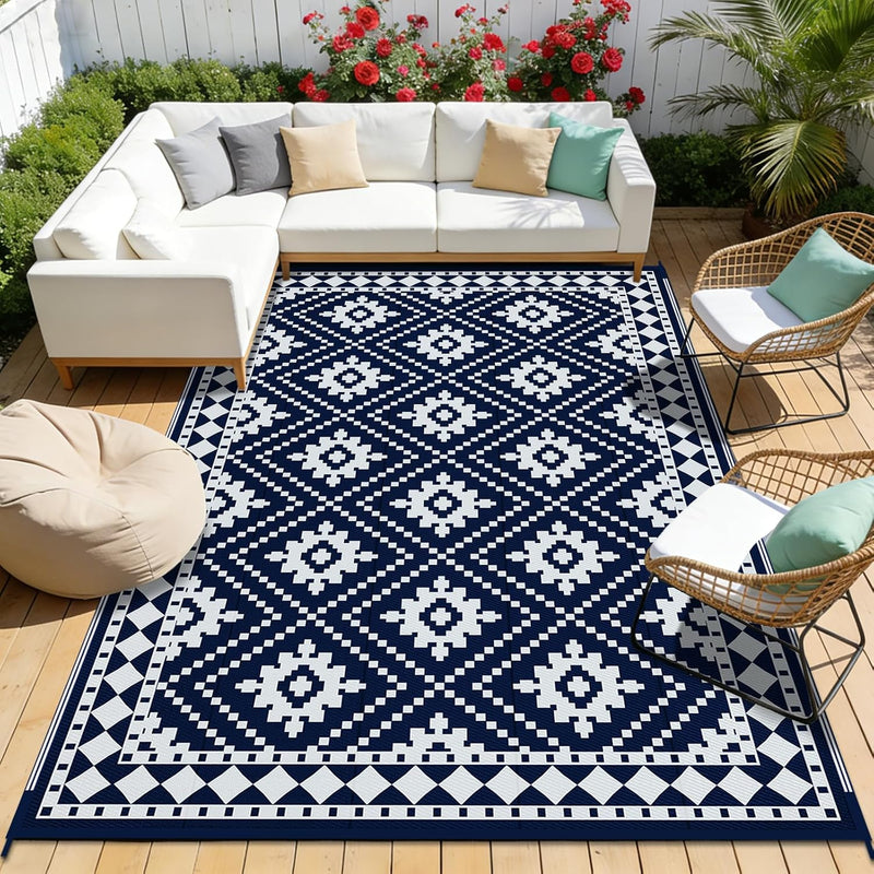 Outdoor Rug Waterproof Large