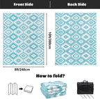 Outdoor Rug Waterproof Large
