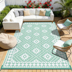 Outdoor Rug Waterproof Large