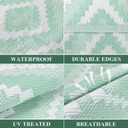 Outdoor Rug Waterproof Large