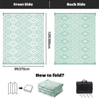 Outdoor Rug Waterproof Large