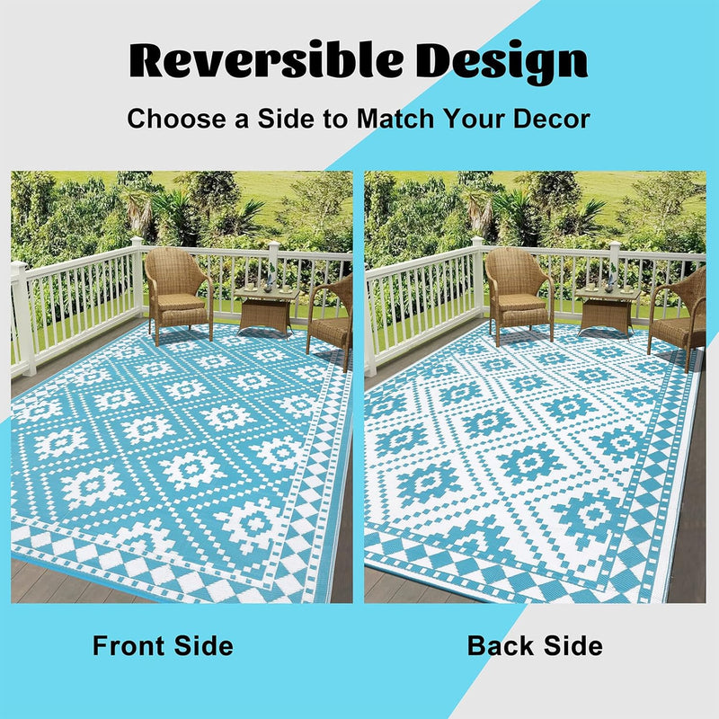 Outdoor Rug Waterproof Large