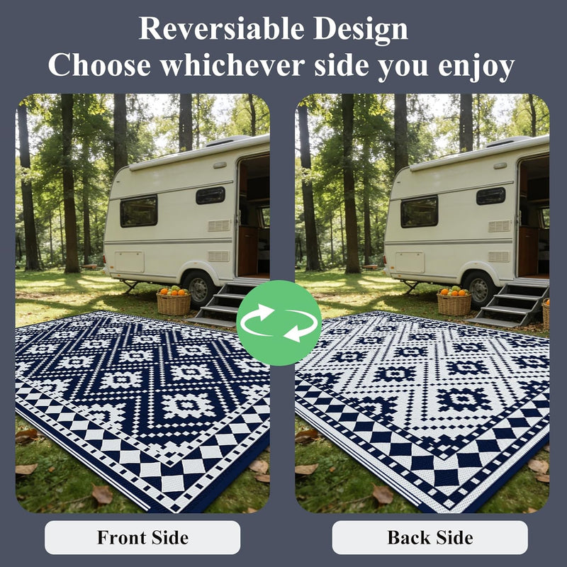 Outdoor Rug Waterproof Large