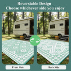 Outdoor Rug Waterproof Large