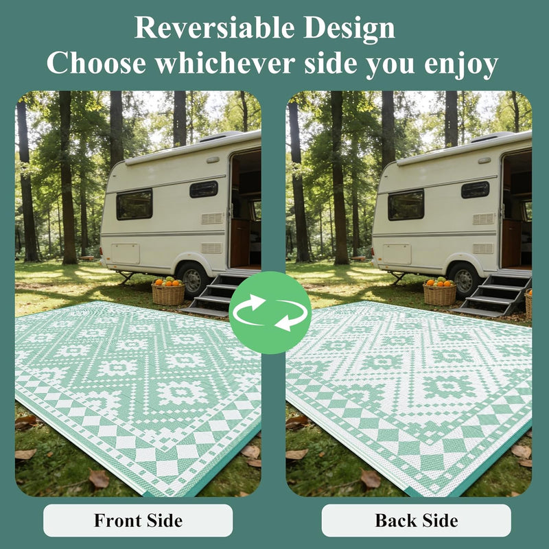 Outdoor Rug Waterproof Large