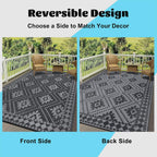 Outdoor Rug Waterproof Large