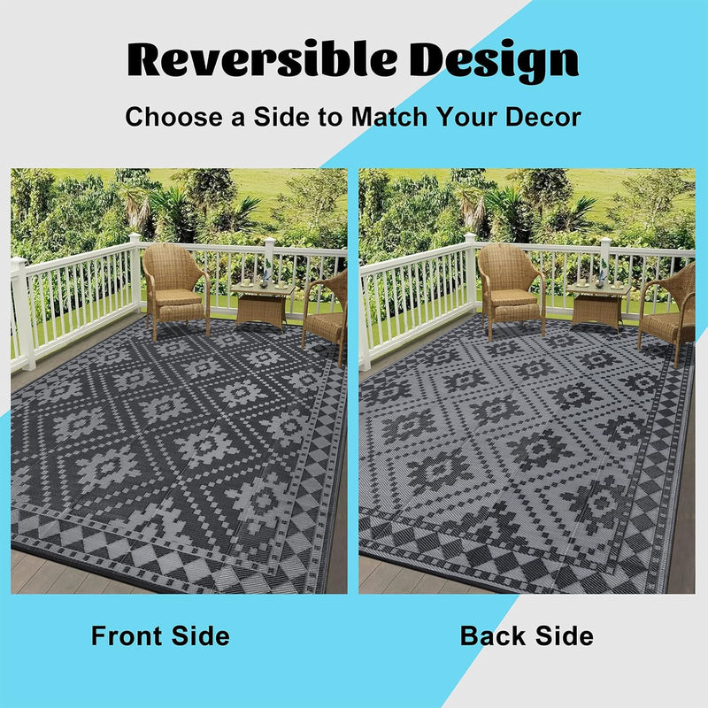 Outdoor Rug Waterproof Large