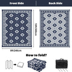 Outdoor Rug Waterproof Large