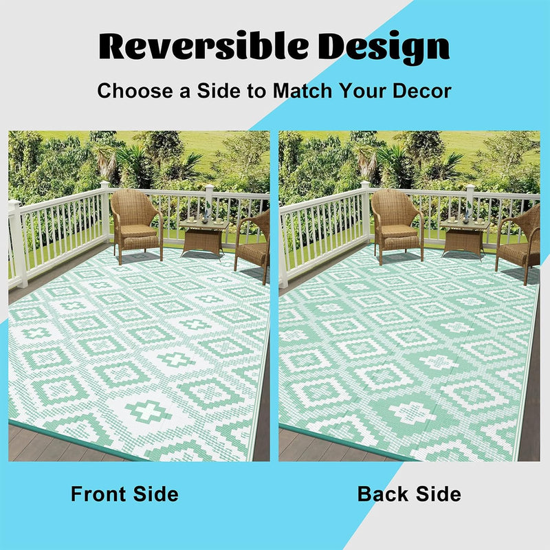 Outdoor Rug Waterproof Large