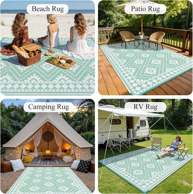 Outdoor Rug Waterproof Large
