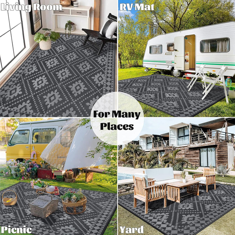 Outdoor Rug Waterproof Large
