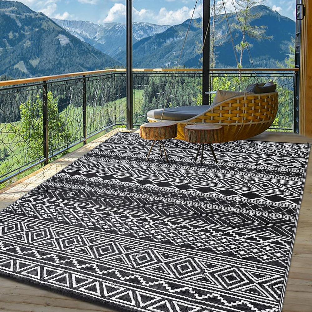 Outdoor Rug Waterproof Reversible