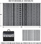 Outdoor Rug Waterproof Reversible