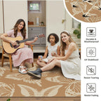 Outdoor Rug Waterproof Reversible Garden Carpet UV