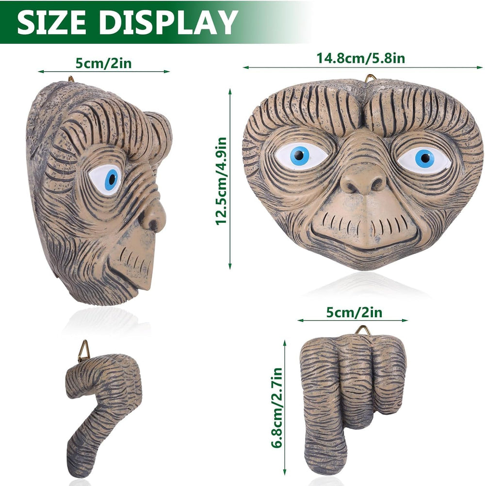 Outdoor Statues Tree Face Garden Ornaments Alien Decoration
