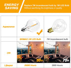 Outdoor String Lights 100FT LED Festoon Garden 30