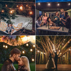 Outdoor String Lights LED 15m S14 48FT Festoon