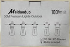 Outdoor String Lights LED Mains 30 Meters Festoon