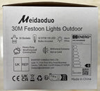 Outdoor String Lights LED Mains 30 Meters Festoon