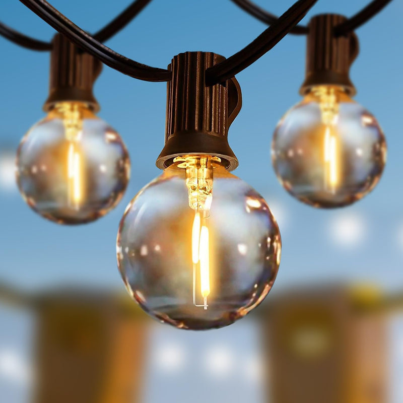 Outdoor String Lights Main Powered 60m Linkable Festoon