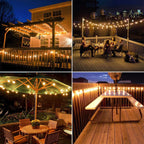 Outdoor String Lights Main Powered 60m Linkable Festoon