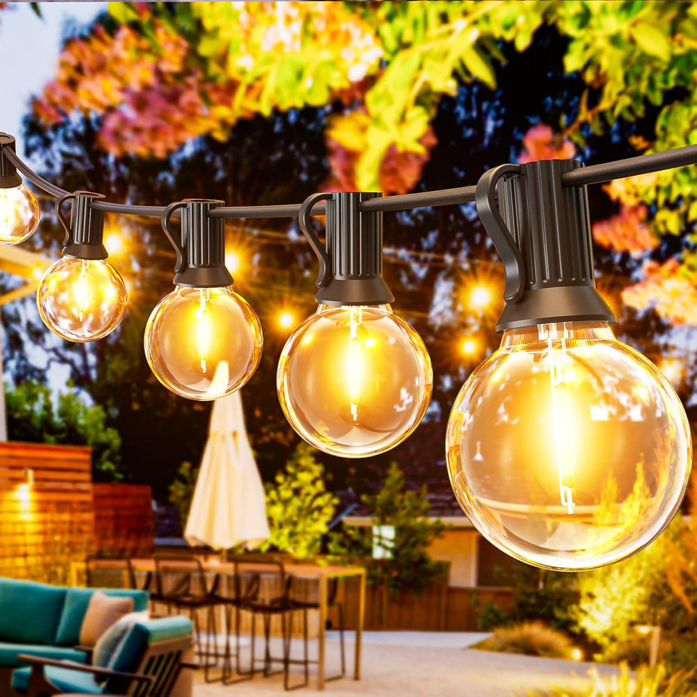 Outdoor String Lights Main Powered 60m Linkable Festoon
