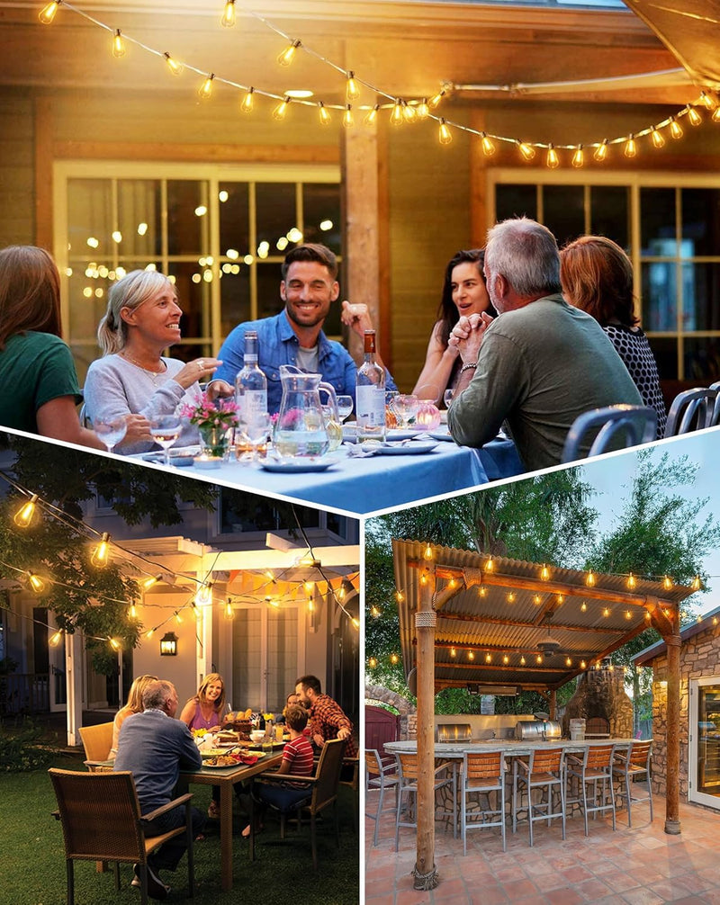Outdoor String Lights Mains Powered 120FT 36m Garden