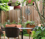 Outdoor Wall Clock 12 in Outside Waterproof Garden