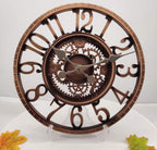 Outdoor Wall Clock 12 in Outside Waterproof Garden