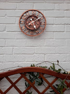 Outdoor Wall Clock 12 in Outside Waterproof Garden