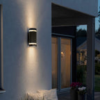 Outdoor Wall Light Mains Powered Up and Down