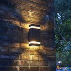 Outdoor Wall Light Mains Powered Up and Down