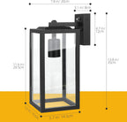 Outdoor Wall Lights Mains Powered Outside Door
