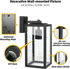 Outdoor Wall Lights Mains Powered Outside Door