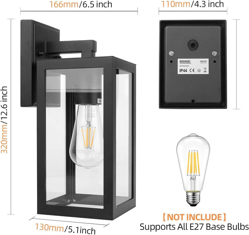 Outdoor Wall Lights Lantern Porch Light Aluminium Exterior