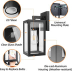 Outdoor Wall Lights Lantern Porch Light Aluminium Exterior