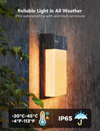 Outdoor Wall Lights Rgbic 1500lm Smart LED (2 Pack)