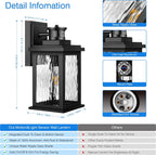 Outdoor Wall Lights with Motion Sensor Dusk to
